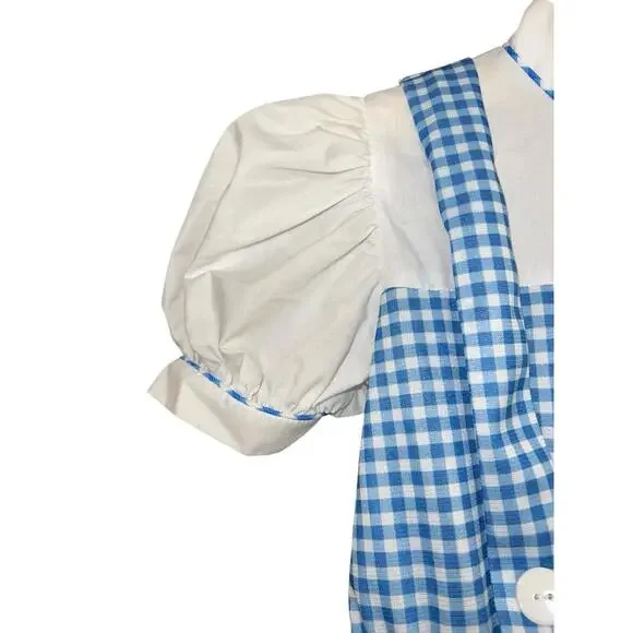 Rubies The Wizard of Oz Dorothy Gingham Dress Costume‎ Girls Medium 8-10 - Picture 3 of 12